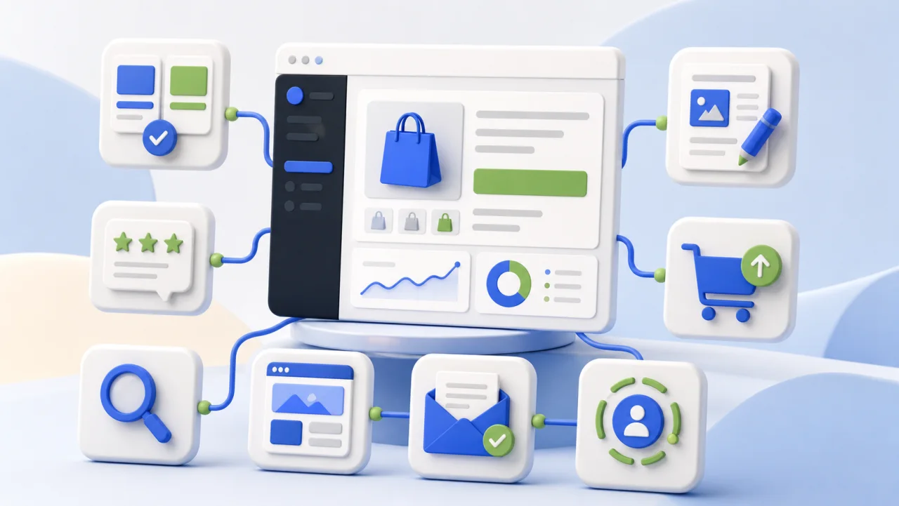 Shopify CRO tools connected to an ecommerce analytics dashboard